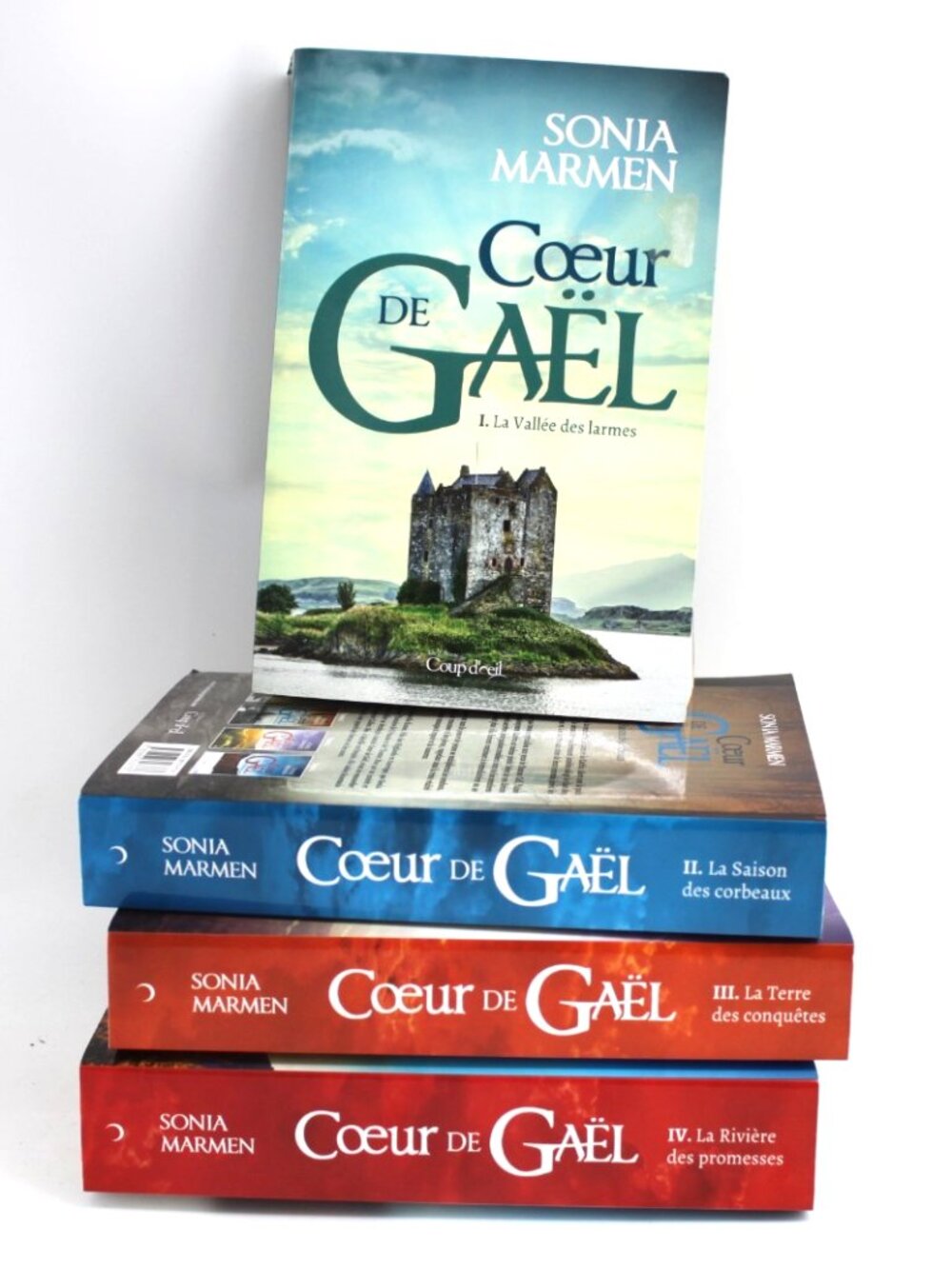 lot 4 Livres books Sonia Marmen - Coeur De Gaël Série Complète French